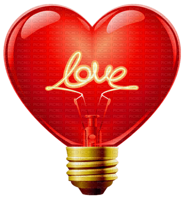 Kaz_Creations Valentine Deco Love Hearts Text Light Bulb - besplatni png