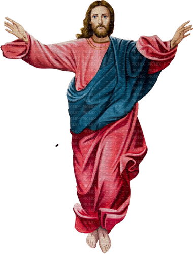 Jesus chegando - png gratuito
