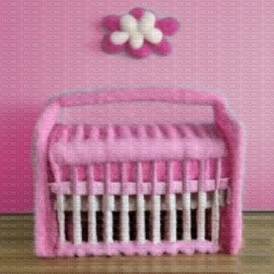 Pink Felted Crib Background - png gratuito
