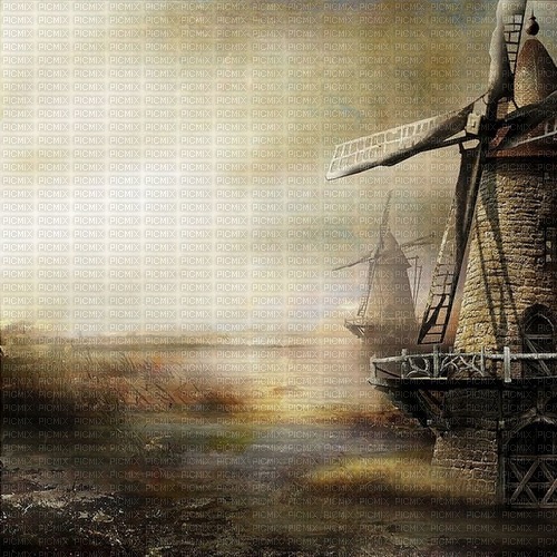 windmill background - nemokama png