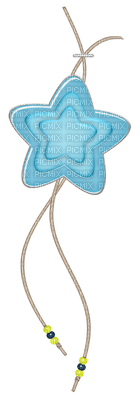 Kaz_Creations Deco Star Colours Hanging Dangly Things - 免费PNG