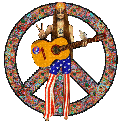 70's hippie bp - Бесплатный анимированный гифка
