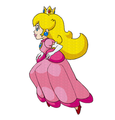 princess peach - Nemokamas animacinis gif