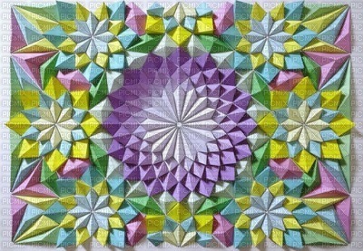 MMarcia Origami - flores fundo - zdarma png