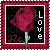 rose stamp - GIF เคลื่อนไหวฟรี
