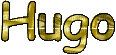 Hugo prénom - Darmowy animowany GIF