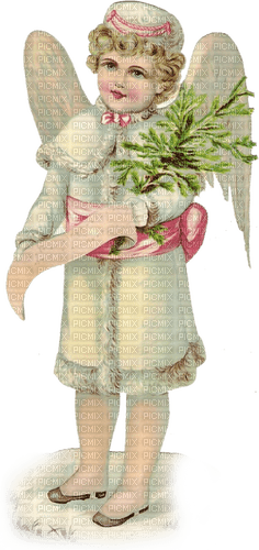 kikkapink children child baby winter angel vintage - δωρεάν png