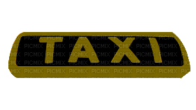 taxi text gif - GIF animé gratuit