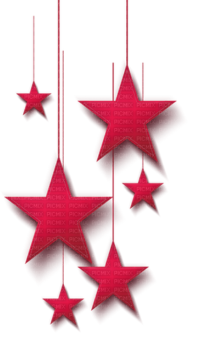 Red Stars-RM - 免费PNG