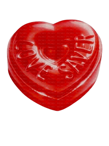 life saver red heart candy - zadarmo png