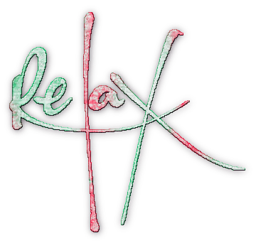 soave text relax pink green - zdarma png