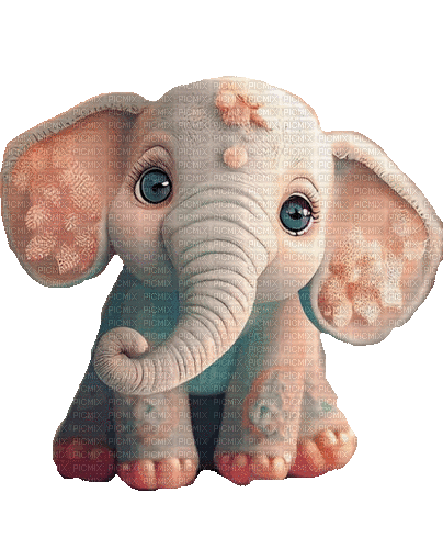 Elefant cute sweet - GIF animé gratuit