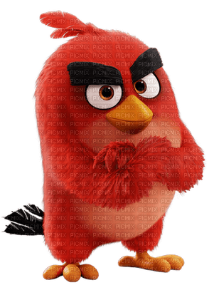 Kaz_Creations Red Cartoon Bird - PNG gratuit