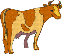 Vache - Бесплатный анимированный гифка