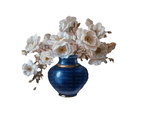 dolceluna spring summer flowers vase deco - png gratis