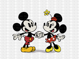 Mickey y Minnie - Animovaný GIF zadarmo