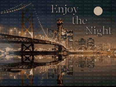 Enjoy the Night - Nemokamas animacinis gif