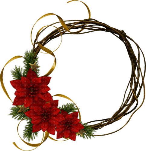 Noël.Christmas.Cadre.Frame.Victoriabea - PNG gratuit