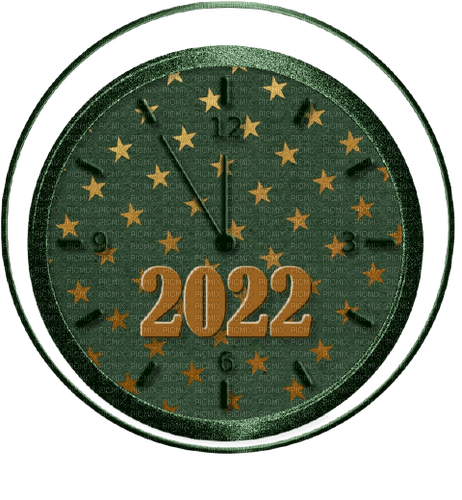 horloge 2022 - png ฟรี