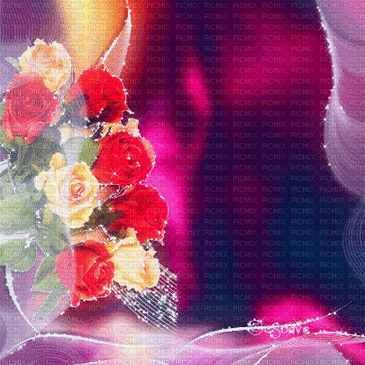 soave background animated vintage flowers rose - Ingyenes animált GIF