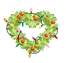 Heart Wreath - GIF animé gratuit
