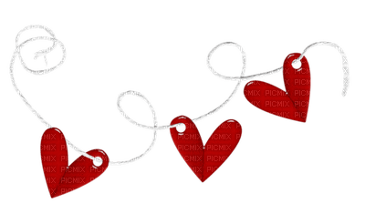 Kaz_Creations Red Scrap Deco Heart Love - PNG gratuit
