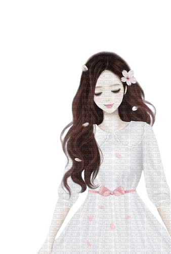 Lovely girl by Mellow spring - png gratis