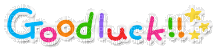good luck text - 免费PNG