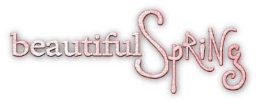 soave text beautiful spring pink - PNG gratuit