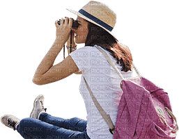 woman travel suitcase bp - png gratis
