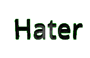 Hater - GIF animate gratis
