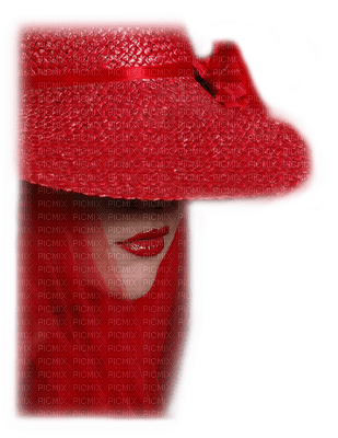 Kaz_Creations Woman Femme Red Hat - nemokama png