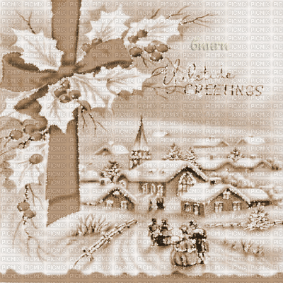 Y.A.M._New year Christmas background Sepia - Gratis animeret GIF
