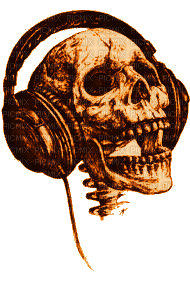 skull - Бесплатный анимированный гифка