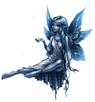 blue fairy fantasy laurachan - Free PNG