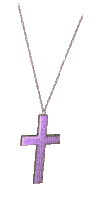 cross necklace - GIF animé gratuit