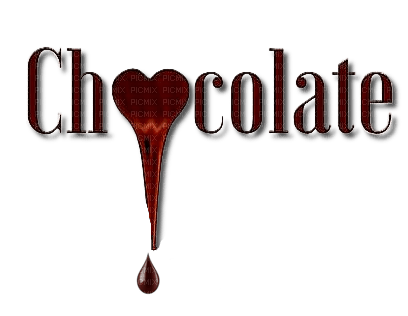 Chocolate.Text.Deco.Brown.Victoriabea - ilmainen png