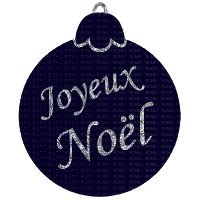 deco boule de noel joyeux noel - Δωρεάν κινούμενο GIF