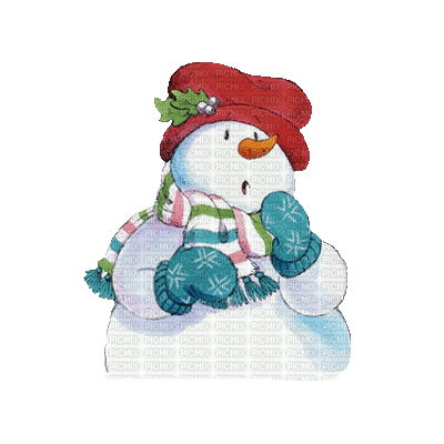 Christmas, Xmas, Deco, Dec. 25th, Holiday, Holidays, Noel, Snowman, Snowmen, Snow, Winter, Animation, GIF - Jitter.Bug.Girl - Бесплатный анимированный гифка