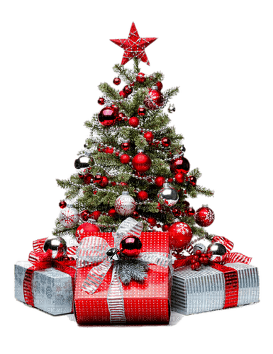 red Tree,  christmas ,decor, noel, Adam64 - ilmainen png