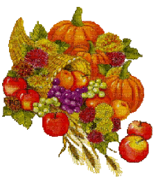 Autumn Fall Thanksgiving Deco - GIF animado gratis