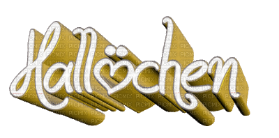 text hello hallo german gold letter deco  friends family tube - Free animated GIF
