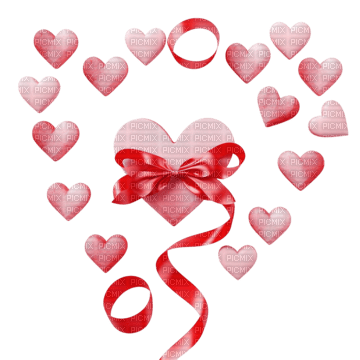 Valentine Hearts - PNG gratuit