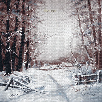 Y.A.M._Winter background Sepia - Безплатен анимиран GIF