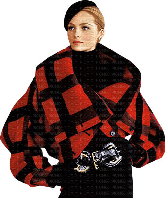 kvinna-röd-jacka kappa - бесплатно png