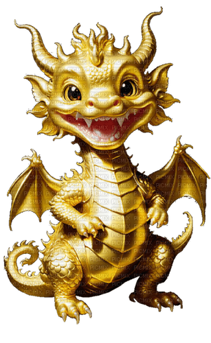 Golden Dragon - ingyenes png