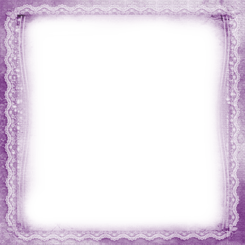 Purple Lace Frame - By KittyKatLuv65 - ilmainen png