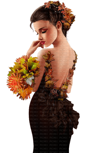 autumn woman by nataliplus - png gratuito