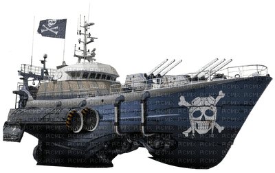 steampunk pirate ship bp - Free PNG