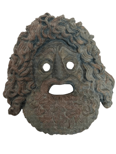 bearded mask full of anguish - δωρεάν png